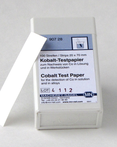 Cobalt test paper #90728