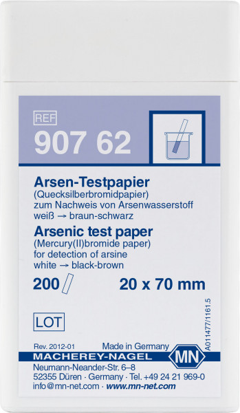 Arsenic test paper *This item is hazardous and cannot ship Parcel Post. It is required to ship UPS Ground* #90762