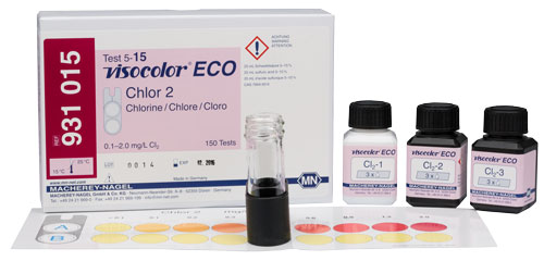 CHLORINE TEST KIT (VISOCOLOR® ECO CHLORINE 2) *This item is hazardous and cannot ship Parcel Post. It is required to ship UPS Ground* #931015