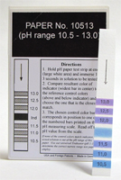 pH Strips 10.5 13.0 (Fil-Chem) #10513