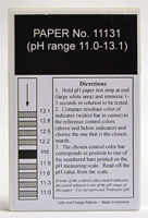 pH Strips 11.0 - 13.1 (Fil-Chem) #11131