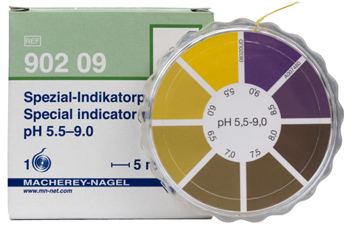 SPECIAL INDICATOR pH 5.5-9.0 dispenser #90209