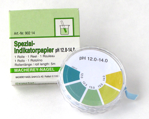 SPECIAL INDICATOR pH 12.0-14.0 dispenser #90214