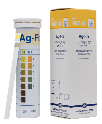 Ag-FIX Test Sticks *This paper is only for the determination of silver in photographic fixing baths* #90741