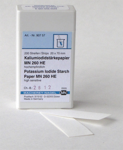 Potassium iodide starch paper MN 260 HE highly sensitive paper #90757