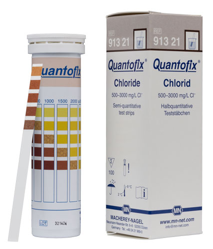 QUANTOFIX® Chloride *Item is shipped cold*,  express service may be required during summer months. Shipping charge shown here will not reflect additional charge. You will be contacted prior to shipping with correct cost. #91321