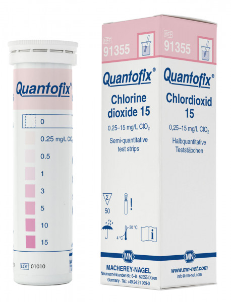 QUANTOFIX® Chlorine Dioxide Low Range Strips LIMITED TIME - SPECIAL PRICE #91355
