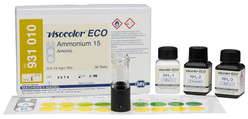 AMMONIUM TEST KIT (VISOCOLOR® ECO AMMONIUM 15) *This item is hazardous and cannot ship Parcel Post. It is required to ship UPS Ground* #931010